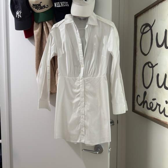 Veronica Beard Button-Up Shirt Dress
